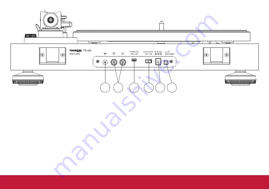 THORENS TD402 DD Скачать руководство пользователя страница 4