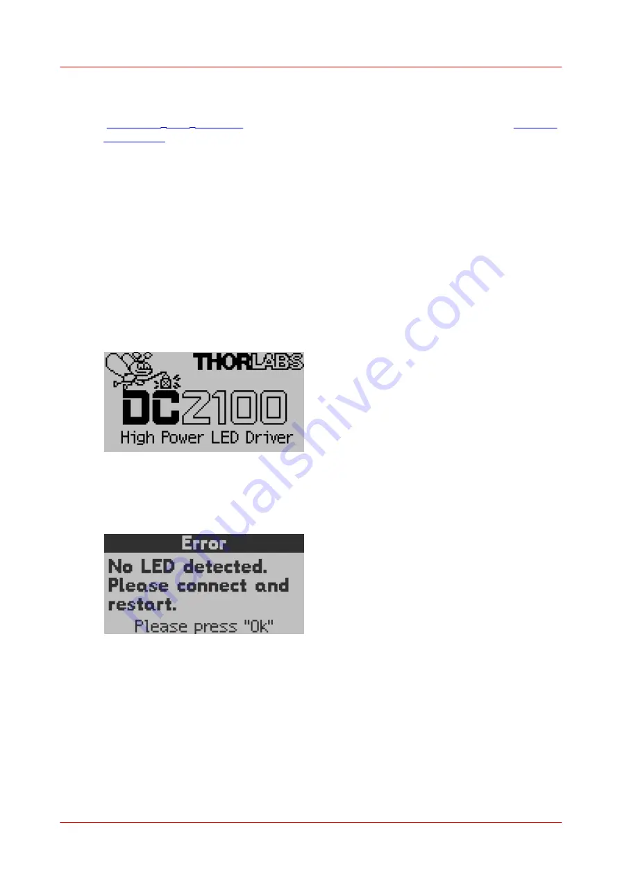 THORLABS DC2100 Operation Manual Download Page 12