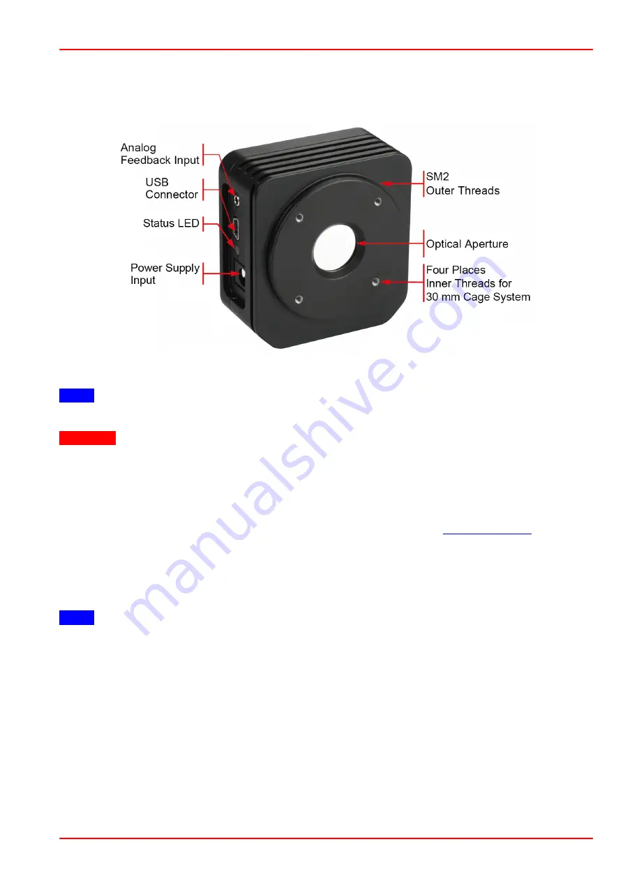 THORLABS DMH40-F01 Скачать руководство пользователя страница 19