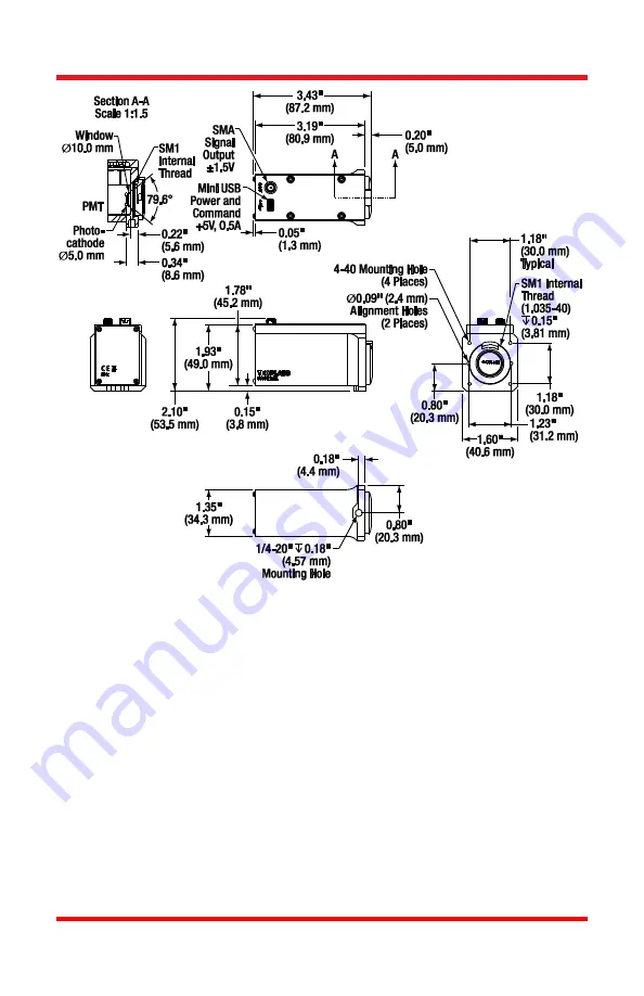 THORLABS PMT2100 Series Скачать руководство пользователя страница 42