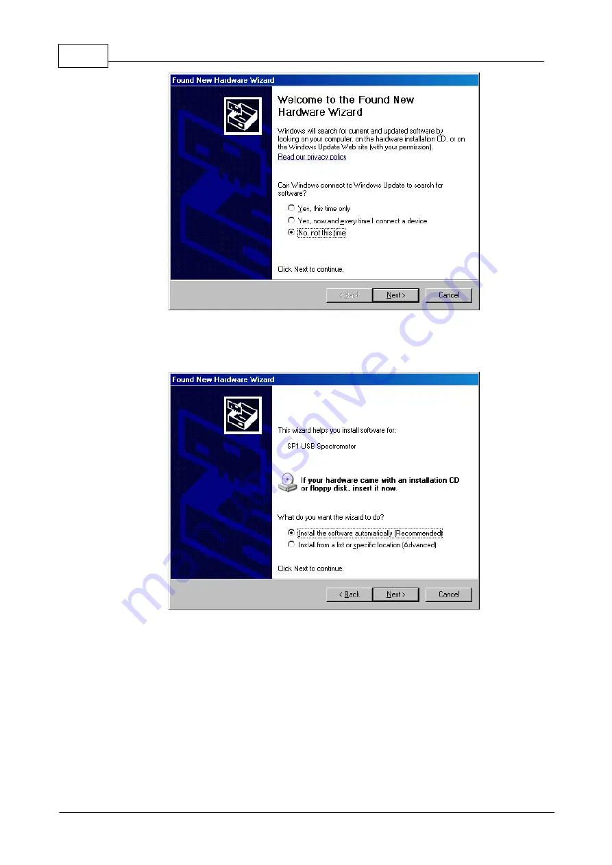 THORLABS SP USB Series Operation Manual Download Page 18