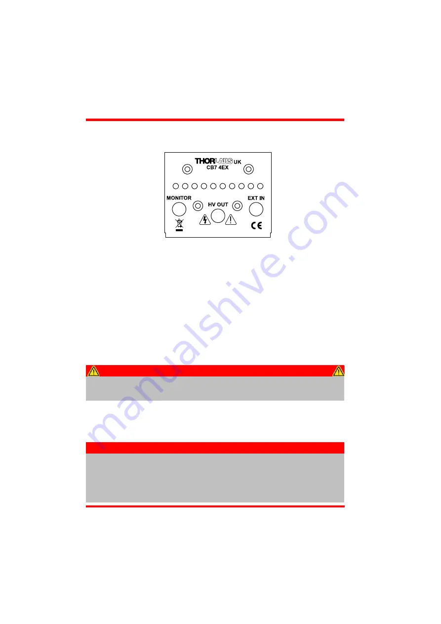 THORLABS TPZ001 User Manual Download Page 12