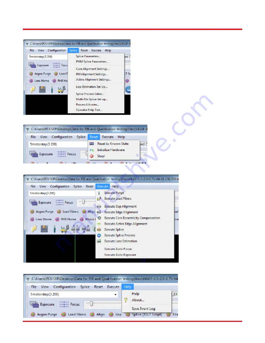 THORLABS Vytran LFS4100 User Manual Download Page 21