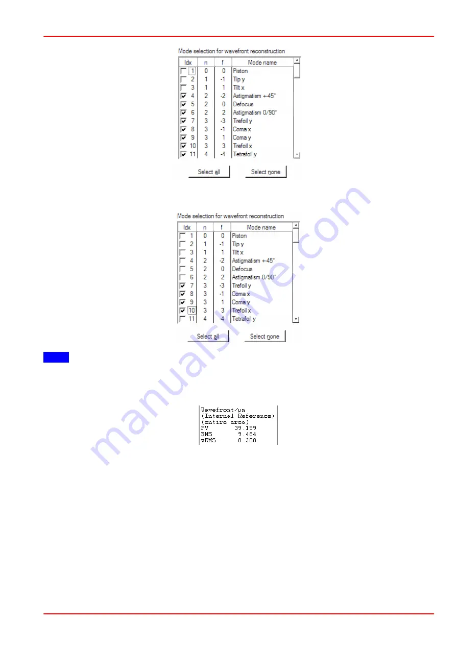 THORLABS WFS20-14AR Operation Manual Download Page 41