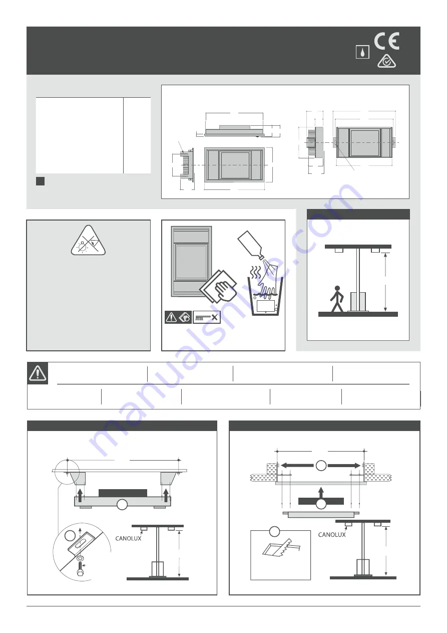 Thorlux Lighting Canolux LED Manual Download Page 1