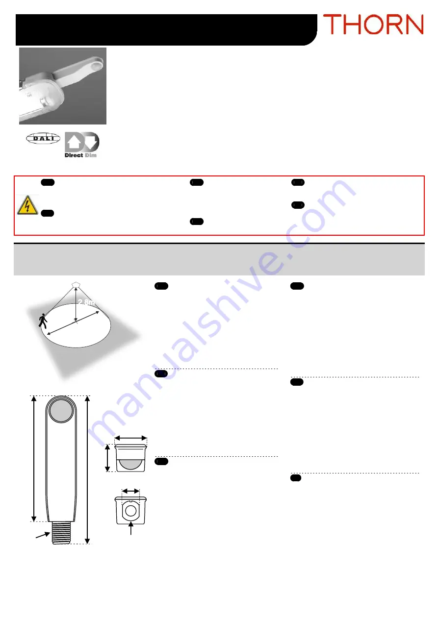 Thorn Sensa DDP BATTEN 96601989 Скачать руководство пользователя страница 1