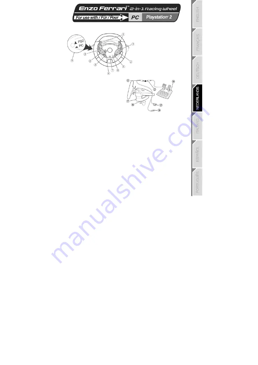 Thrustmaster Enzo Ferrari 2-in-1 User Manual Download Page 13