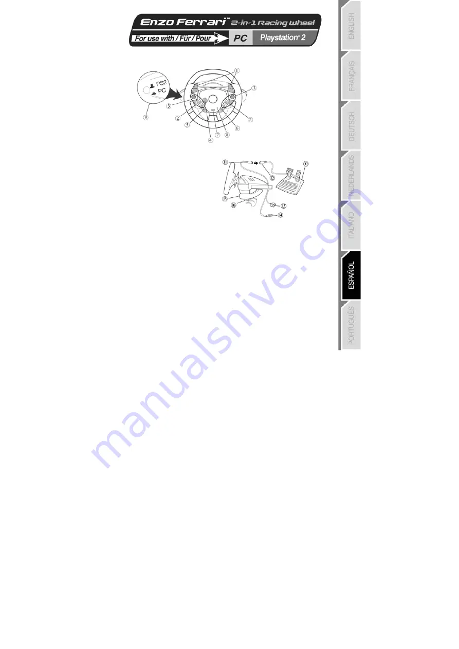 Thrustmaster Enzo Ferrari 2-in-1 User Manual Download Page 21