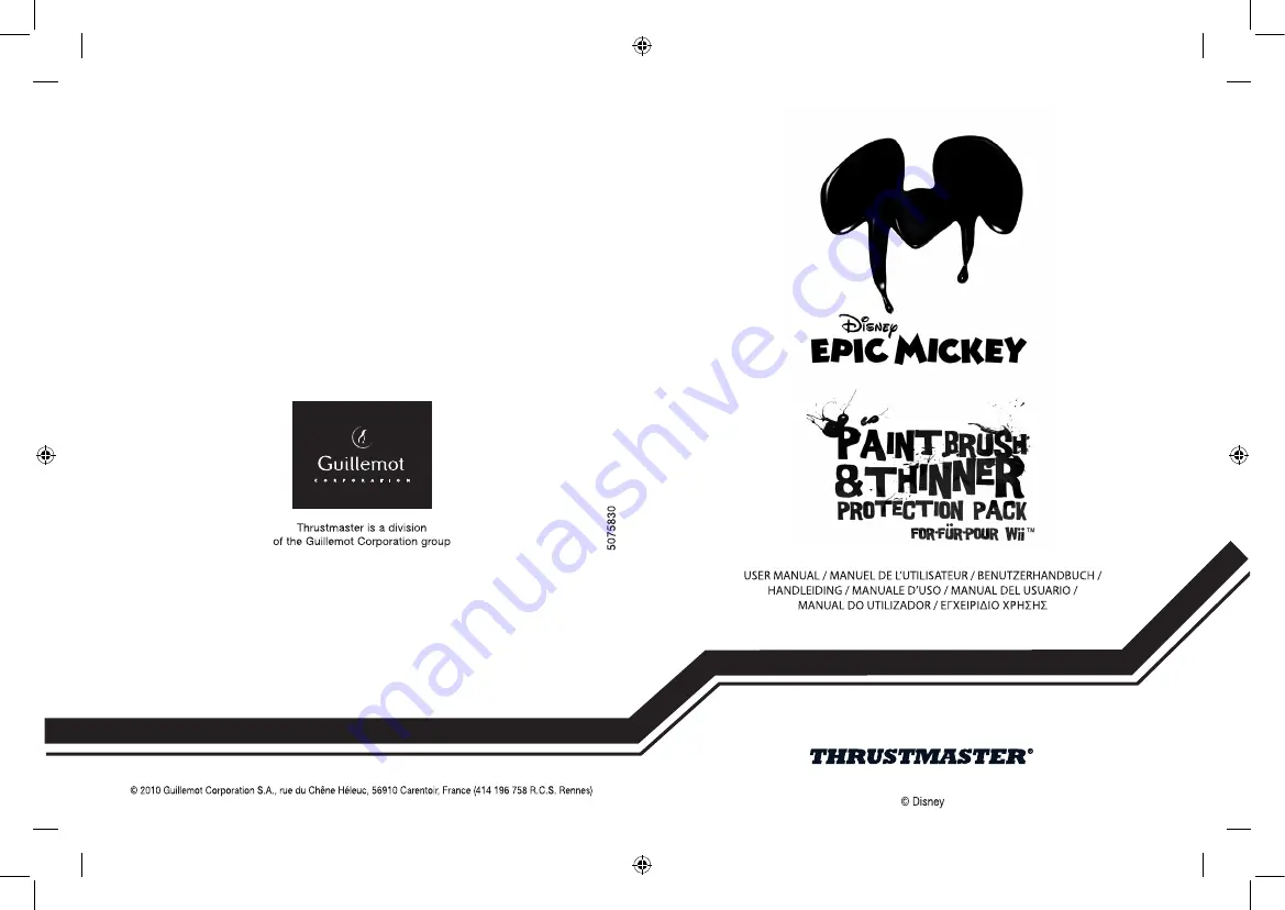 Thrustmaster EPIC MICKEY PAINTBRUSH AND THINNER PROTECTION PACK User Manual Download Page 42