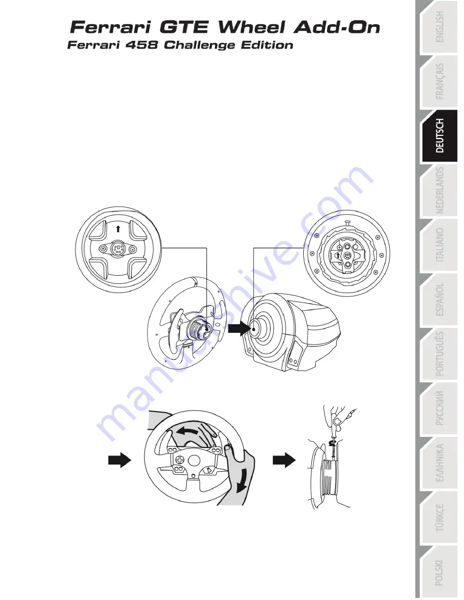 Thrustmaster Ferrari 458 Challenge Edition User Manual Download Page 14