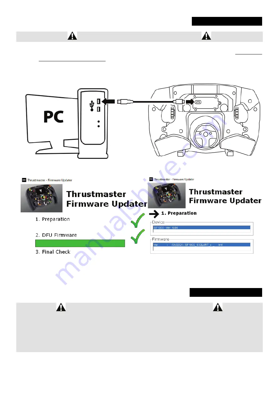 Thrustmaster Formula Wheel Add-On Ferrari SF1000 Edition Manual Download Page 227