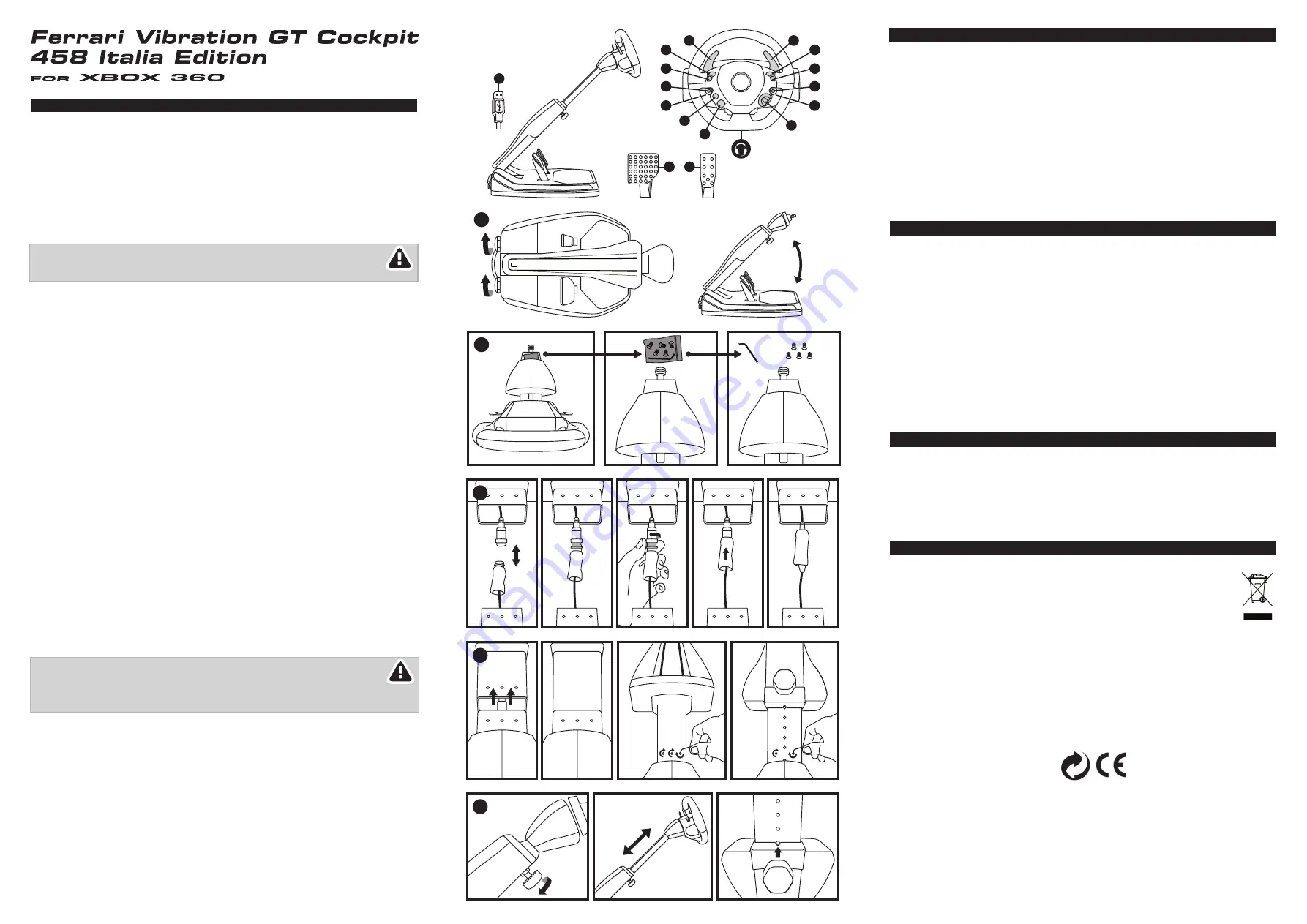 Thrustmaster GT Cockpit 458 User Manual Download Page 3