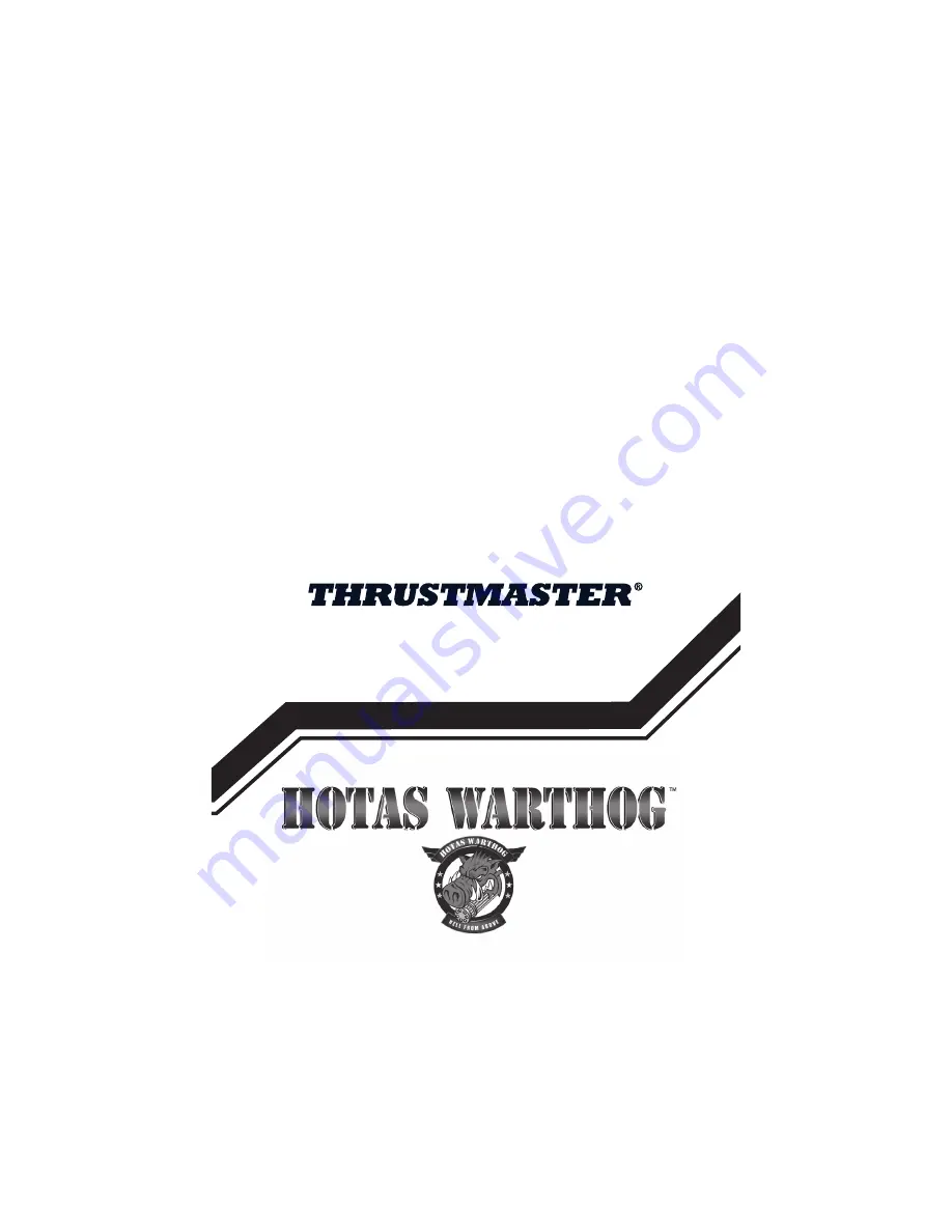 Thrustmaster HOTAS WARTHOG Скачать руководство пользователя страница 1