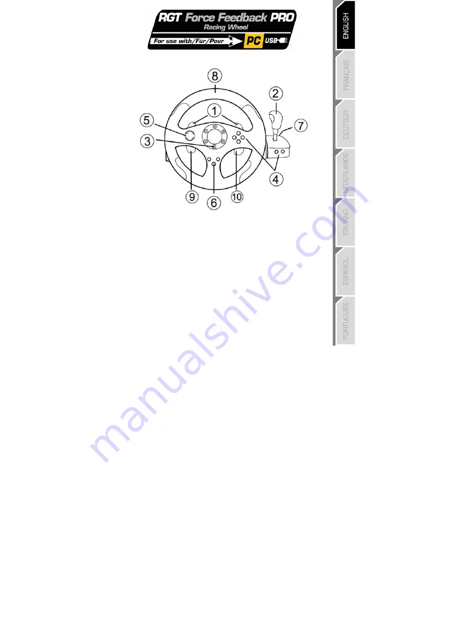 Thrustmaster RGT Force Feedback Pro User Manual Download Page 2