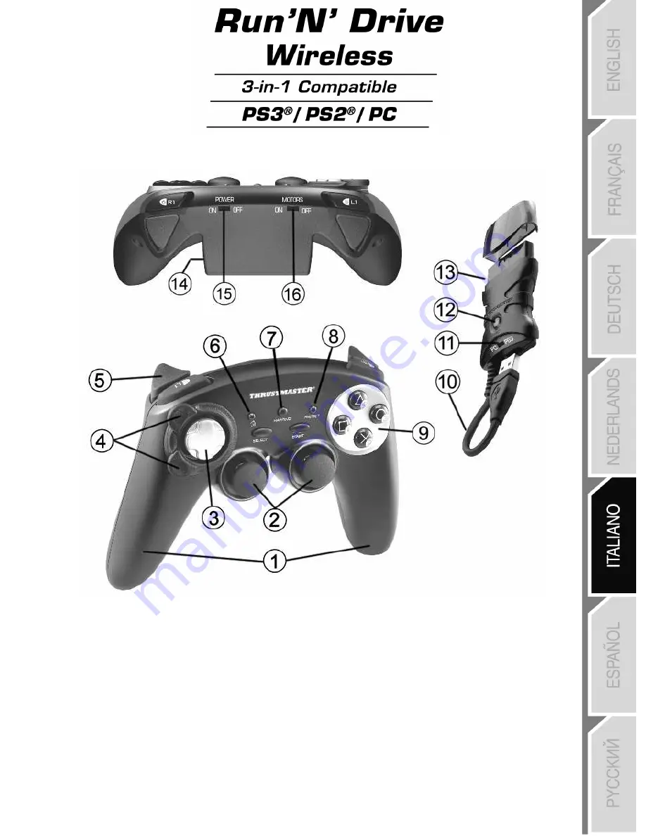 Thrustmaster RUN'N'DRIVE 3-IN-1 RUMBLE FORCE Скачать руководство пользователя страница 58