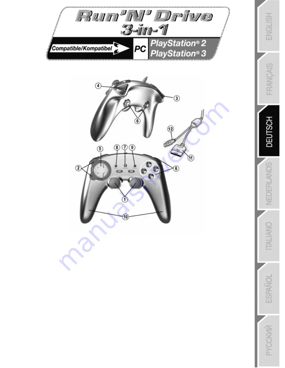 Thrustmaster RUN'N'DRIVE WIRELESS 3-IN-1 User Manual Download Page 26