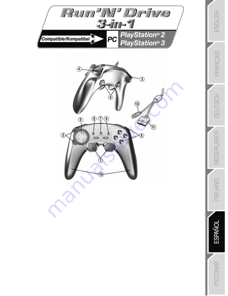 Thrustmaster RUN'N'DRIVE WIRELESS 3-IN-1 User Manual Download Page 62