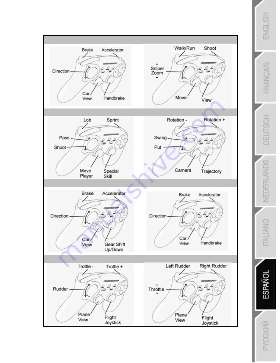 Thrustmaster RUN'N'DRIVE WIRELESS 3-IN-1 User Manual Download Page 70