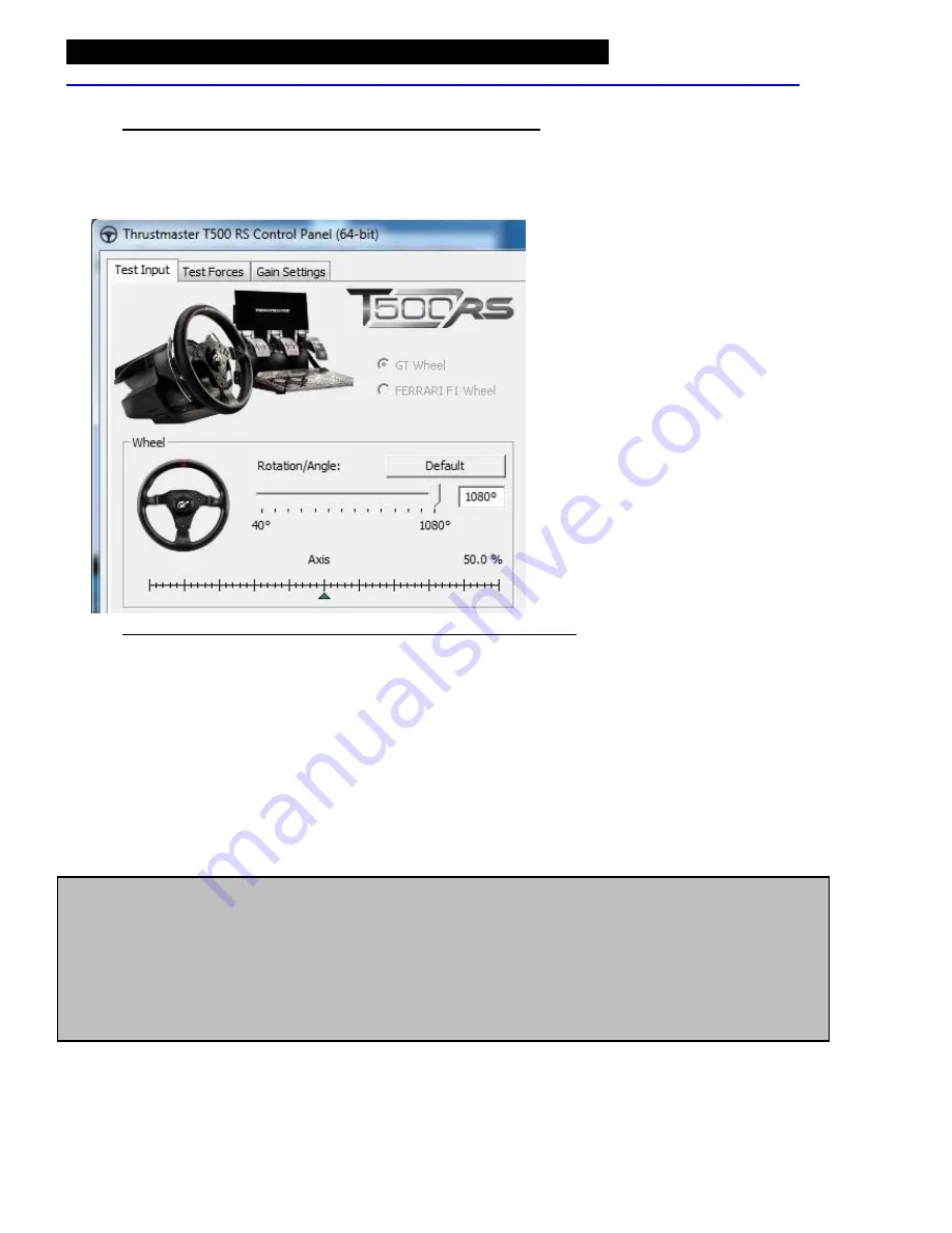 Thrustmaster T500 RS Manual Download Page 4