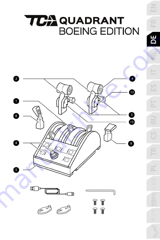 Thrustmaster TCA QUADRANT BOEING Скачать руководство пользователя страница 50