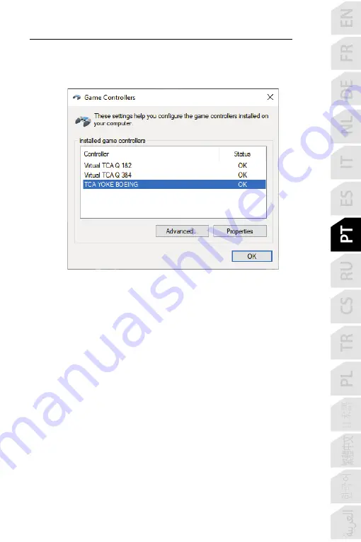 Thrustmaster TCA QUADRANT BOEING User Manual Download Page 164