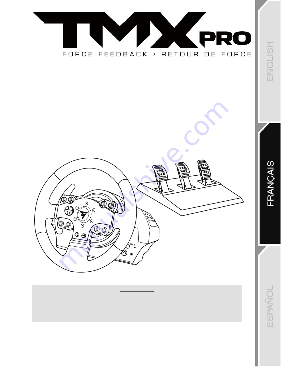 Thrustmaster TMX PRO User Manual Download Page 262