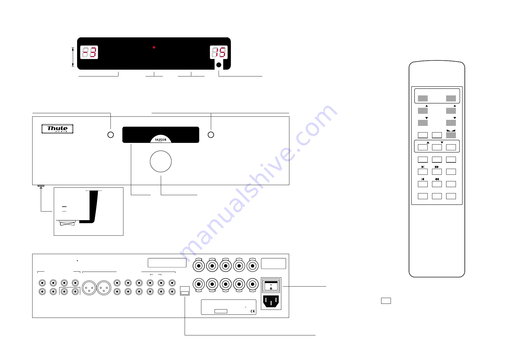 Thule Audio SPACE IA350B Instructions For Operation Download Page 2