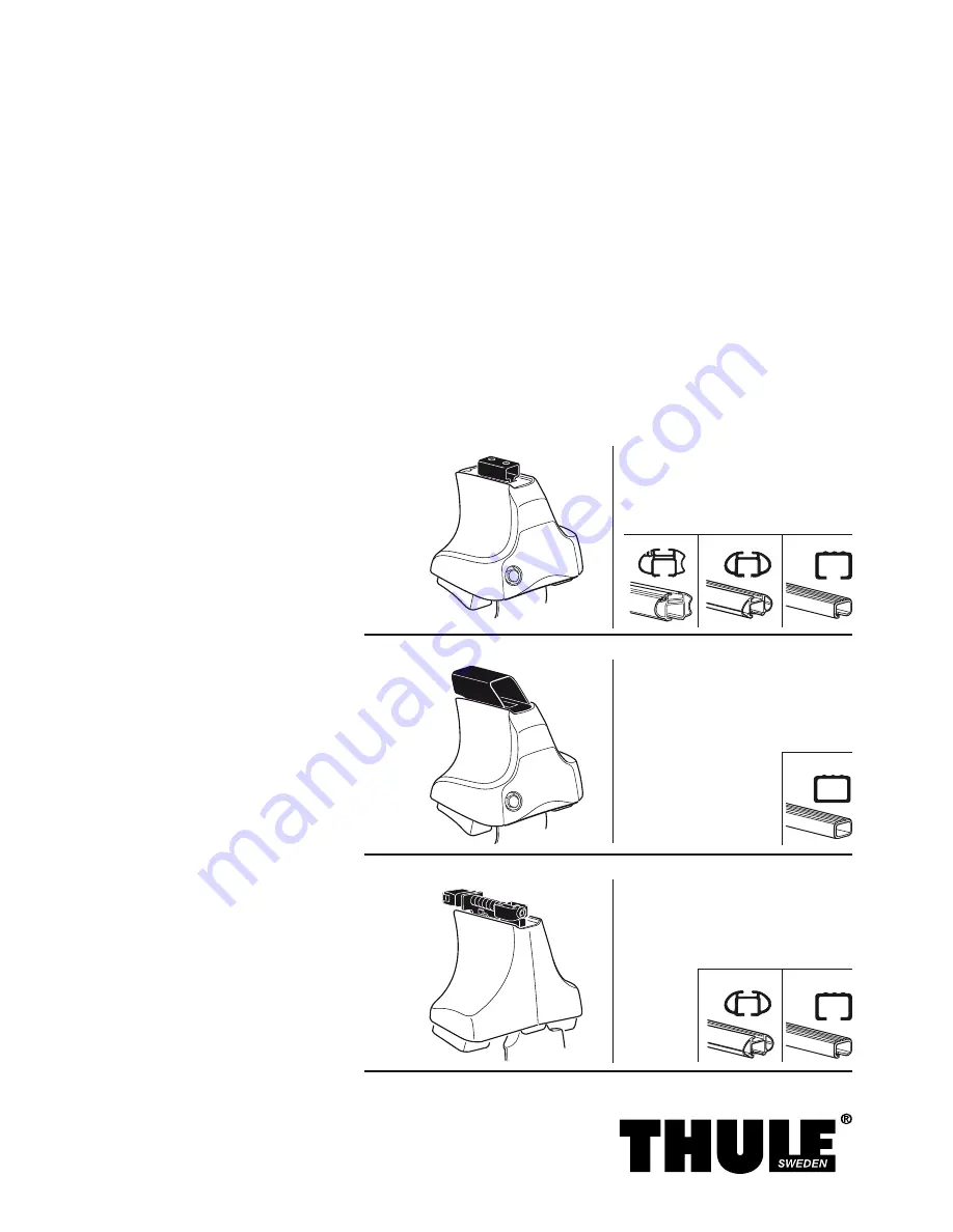 Thule 1002 Instructions Manual Download Page 1