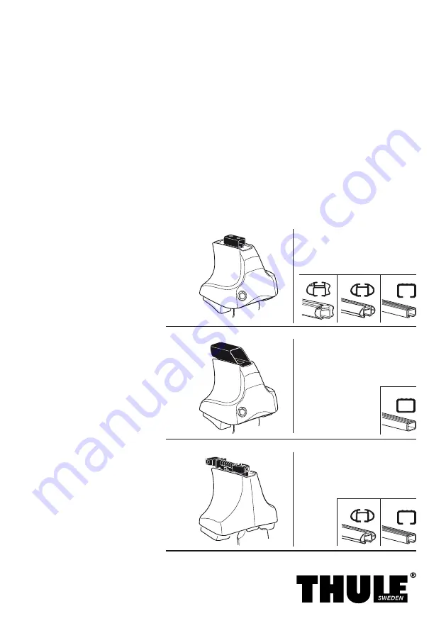 Thule 1016 Instructions Manual Download Page 1