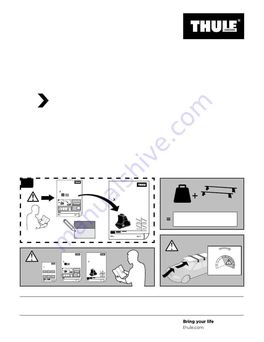 Thule 1039 Instructions Download Page 1