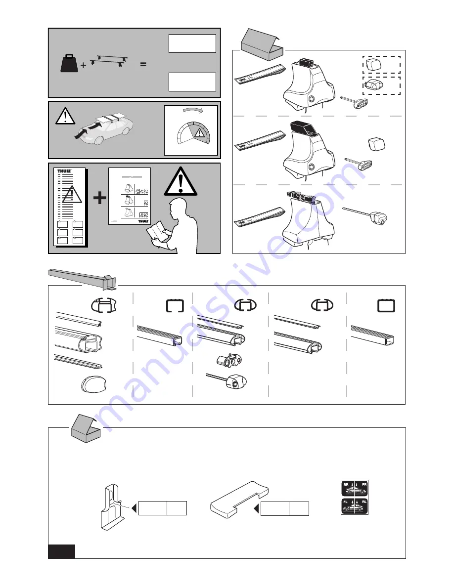 Thule 1043 Instruction Manual Download Page 2