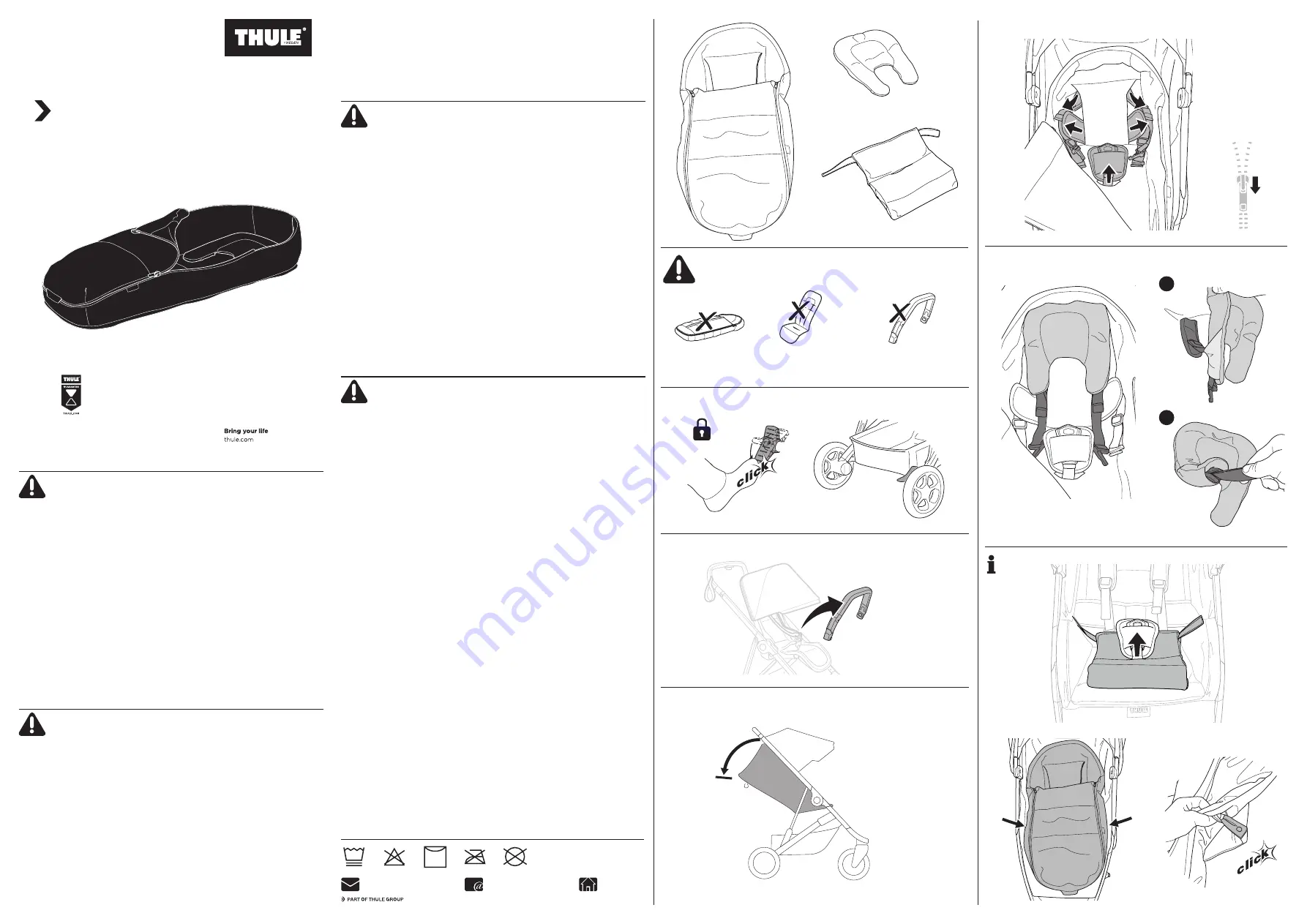 Thule 11200312 Instructions Download Page 1