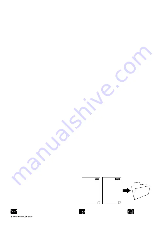 Thule 12021301 Instructions Manual Download Page 20