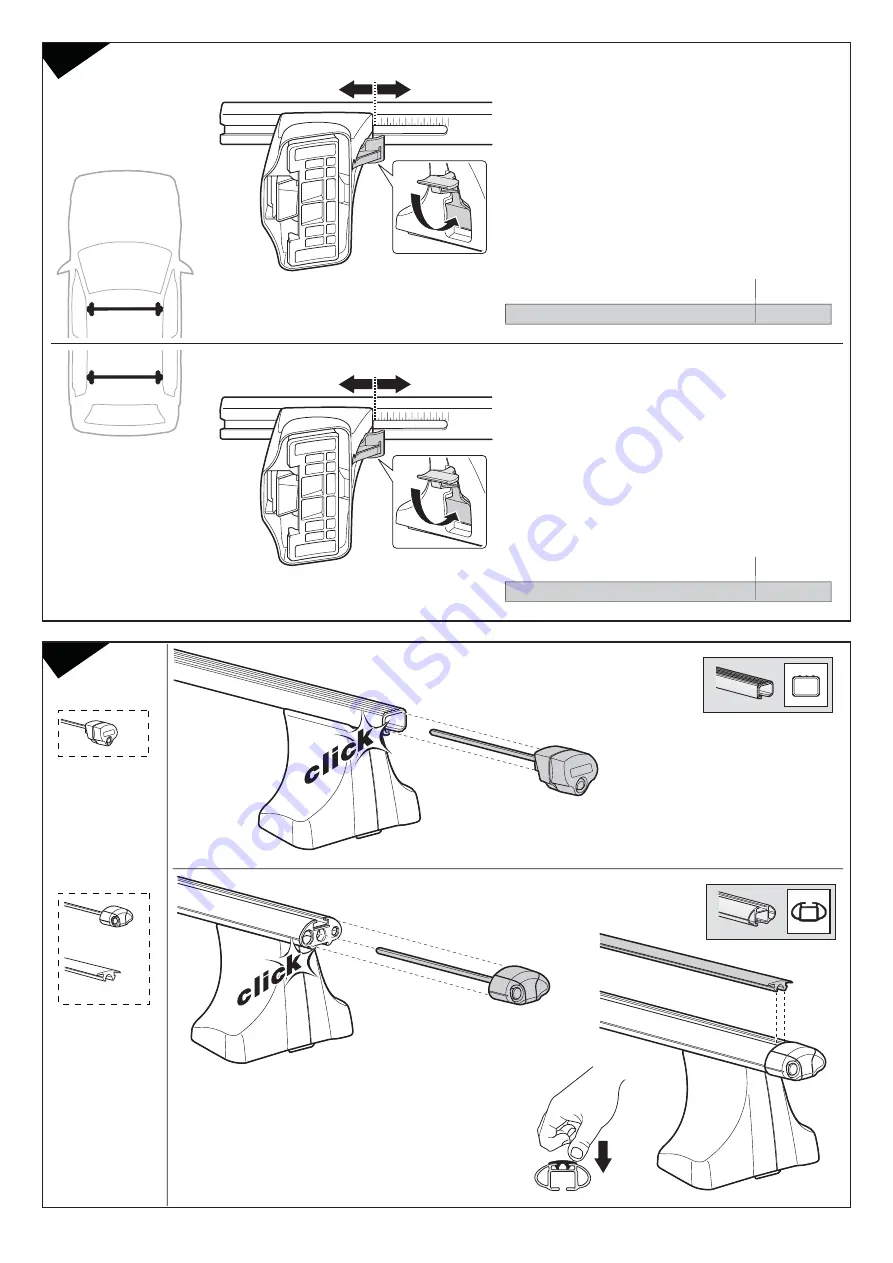 Thule 1342 Rapid System Fitting Instructions Manual Download Page 4