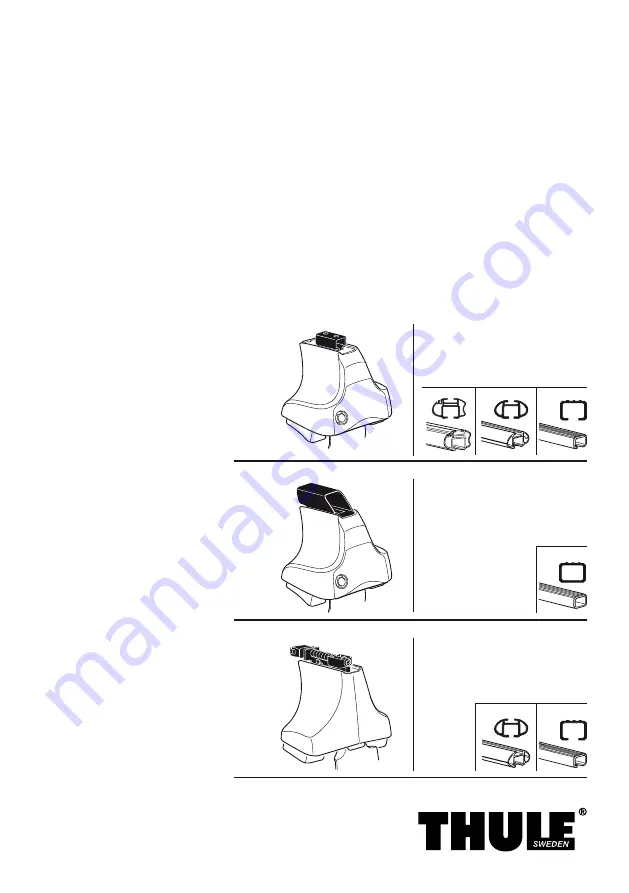 Thule 1457 Instructions Manual Download Page 1