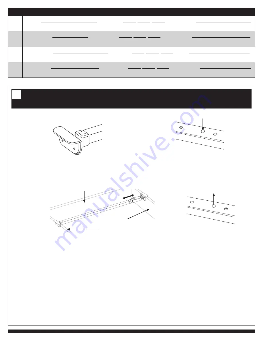 Thule BED-RIDER 822XTR Manual Download Page 3