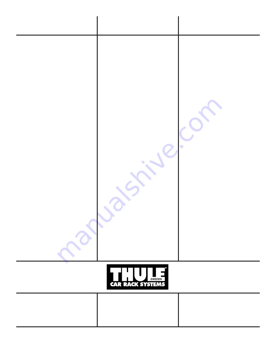 Thule CAST AWAY 885 Installation Instructions Manual Download Page 6