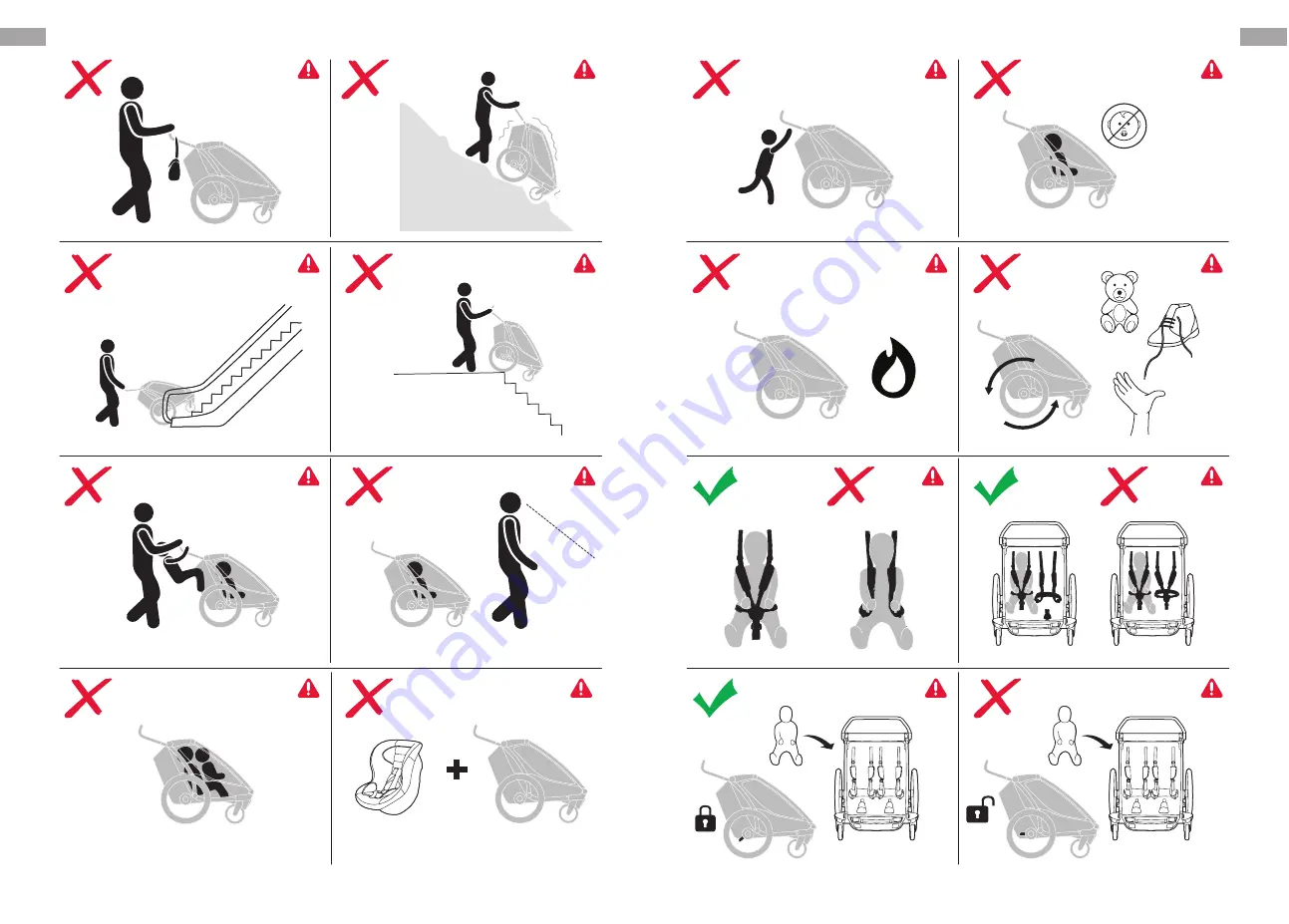 Thule Chariot Cab Instructions Manual Download Page 4