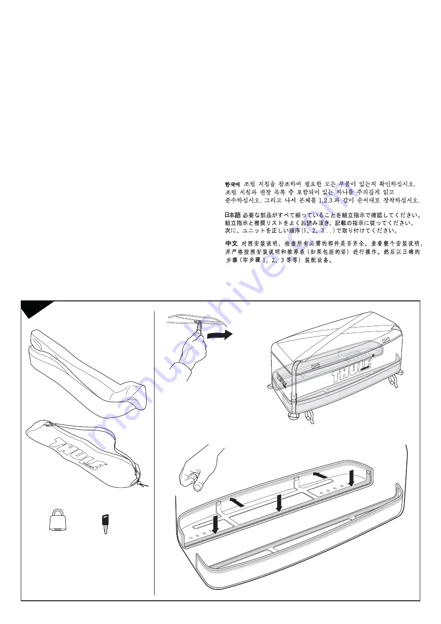 Thule EasyBag Fitting Instructions Manual Download Page 3