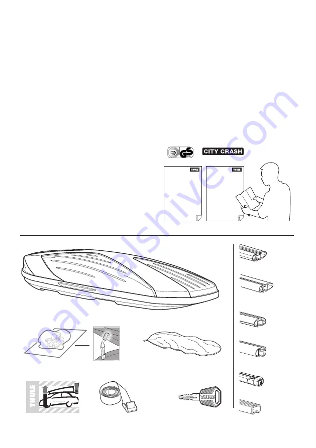 Thule Excellence XT 611905 Instructions Manual Download Page 2