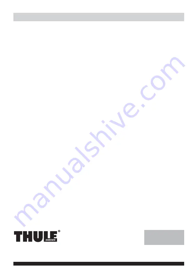 Thule Force XT Series Instructions Manual Download Page 17