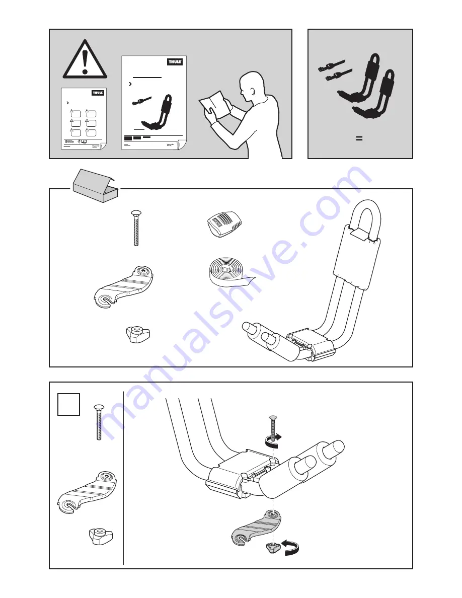 Thule Hull-a-port 835-1 Скачать руководство пользователя страница 2