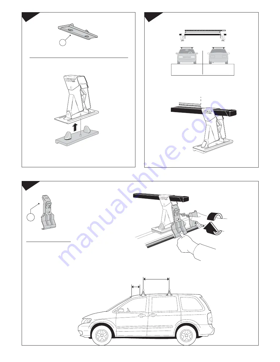 Thule Kit 100 Fitting Instructions Download Page 2