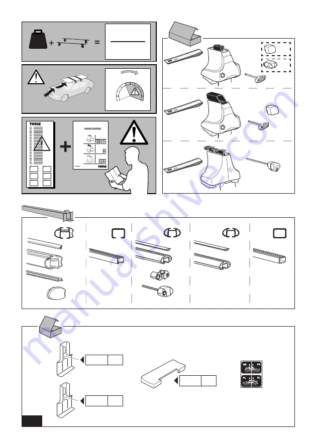 Thule Kit 1370 Instructions Manual Download Page 2