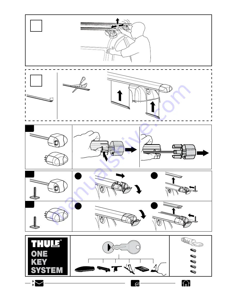 Thule Kit 3061 Instructions Manual Download Page 8