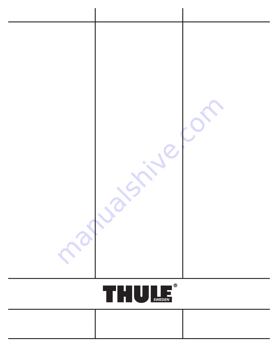 Thule M.O.A.B. 691 Quick Start Manual Download Page 4