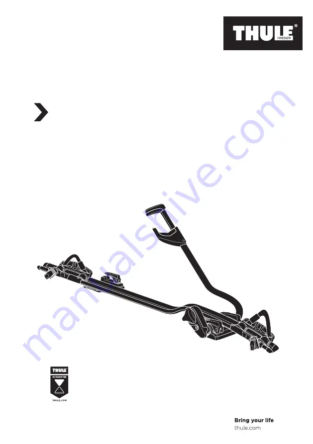 Thule ProRide XT 598004 Instructions Manual Download Page 1