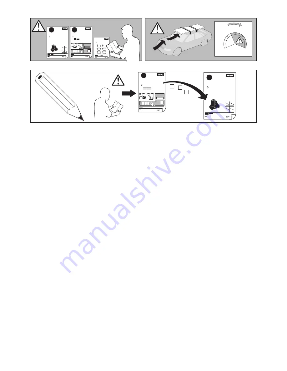 Thule Railing Load Carrier 754 Instructions Manual Download Page 2