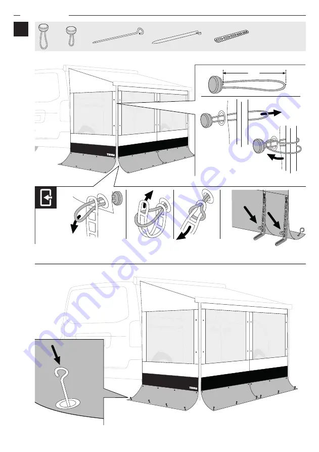 Thule Rainblocker G2 Installation Instructions Manual Download Page 12