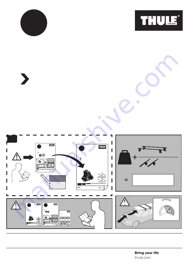 Thule Rapid System 1503 Instructions Download Page 1